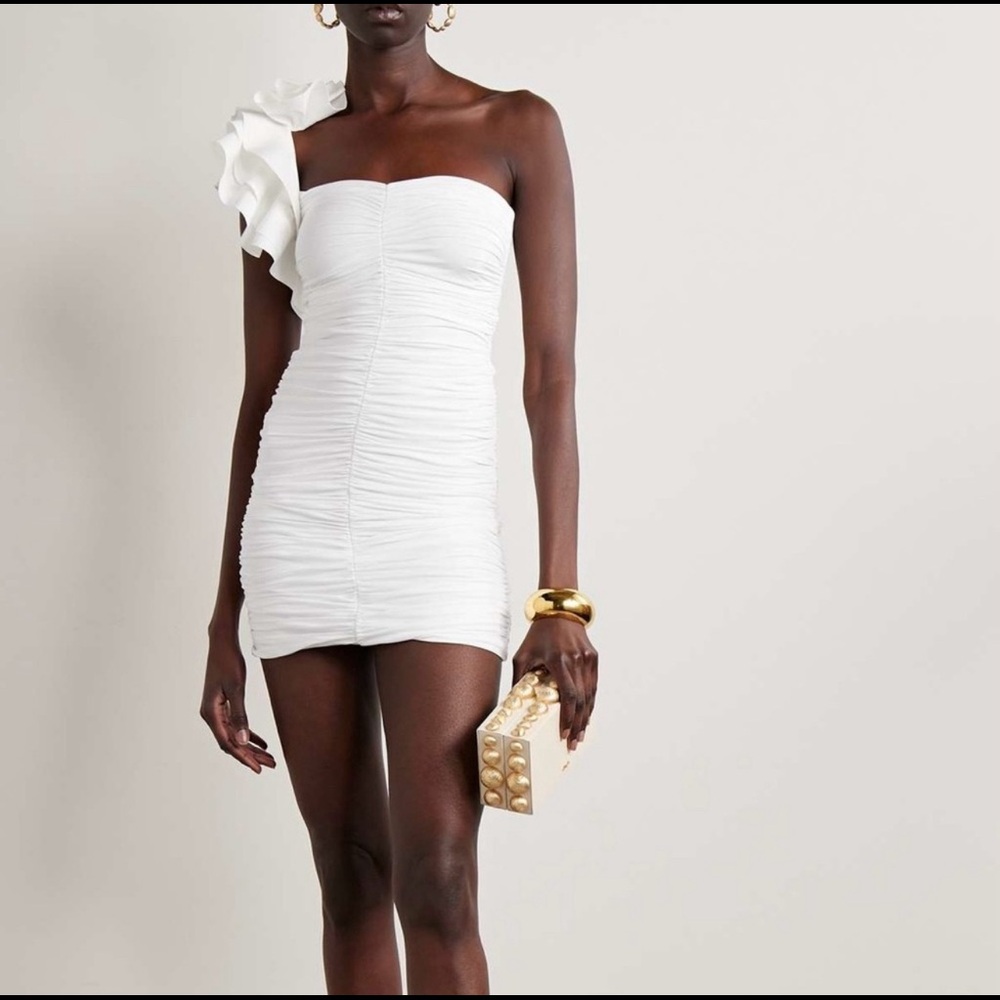 Maygel Coronel Strapless Mini Dress